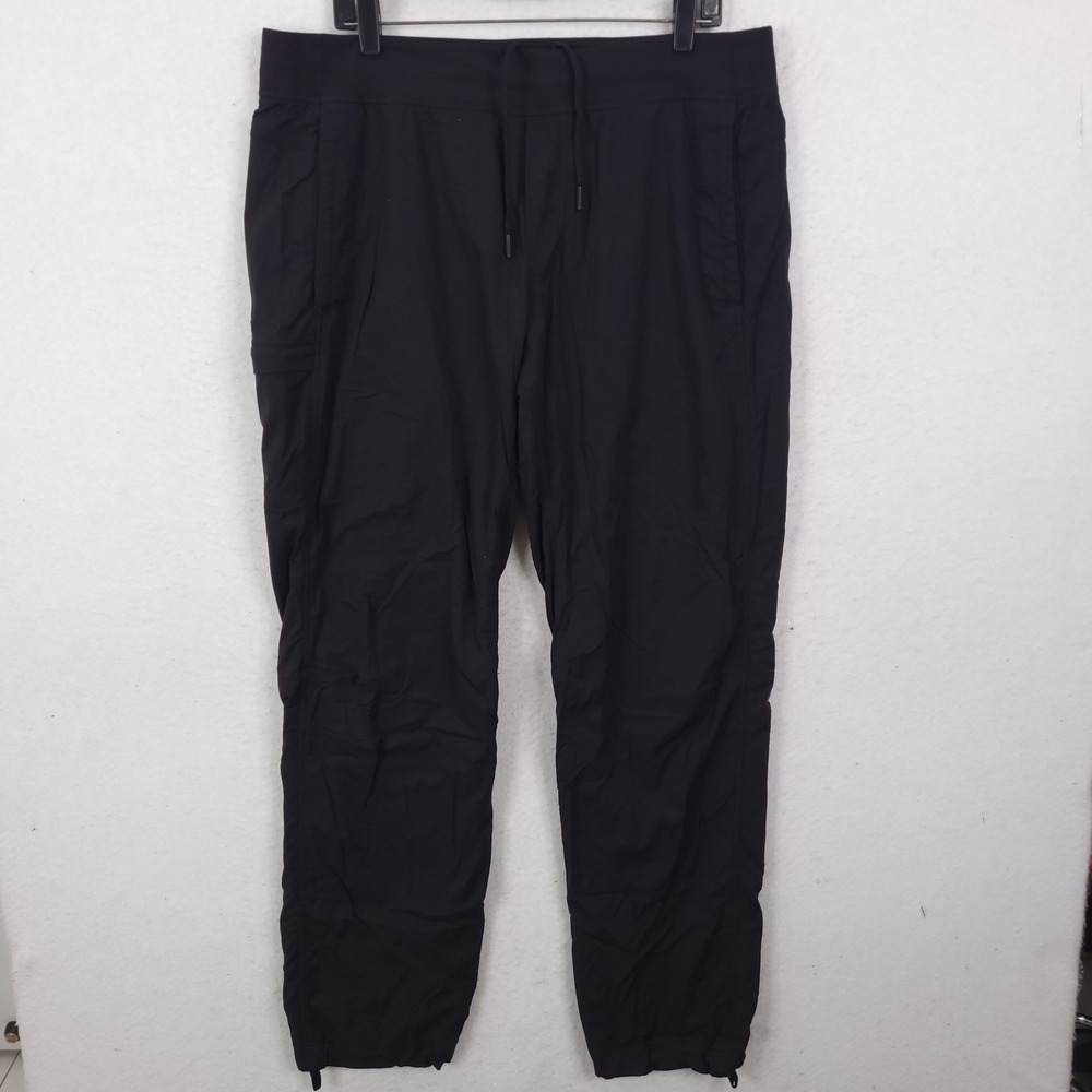 Lululemon Athletica Cargo Pants Mens XXL Black Lightweight Stretch Hiking Jogger